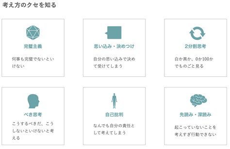 考え方のクセを「ちょっと改善する」6つの方法 不登校・ひきこもり・発達障がい専門カウンセラーブログ｜「今、ここから」始めよう