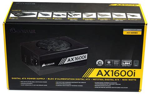 CORSAIR AX1600i Titanium 1600W De Potencia Para Los Mas Exigentes