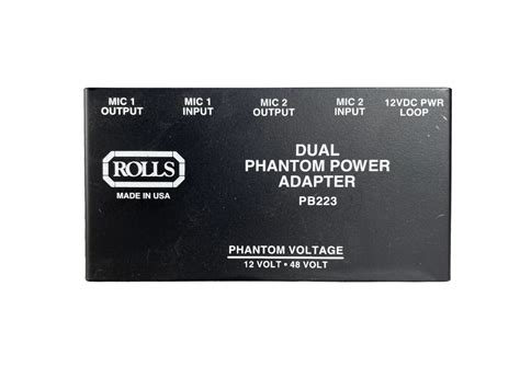 Rolls PD223 Dual Phantom Power Adapter - Eclectic Sounds
