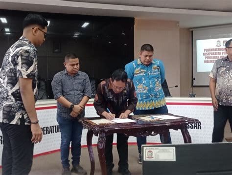 Tahap Pertama Kpu Makassar Dapat Dana Hibah Pilkada Rp M Dan