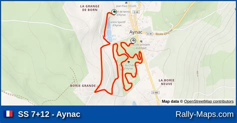 Ss Aynac Stage Map Rallye Castine Terre Doccitanie Cfr