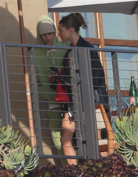 Justin Bieber And Hailey Bieber Spotted At Nobu In Malibu California