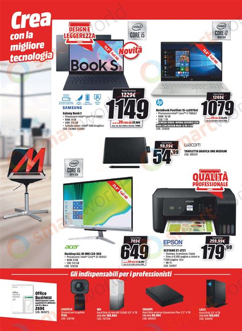 Volantino MediaWorld Back To School 20 30 Agosto Notebook Tablet E