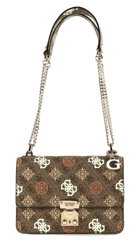 Guess Eliette Convertible Crossbody Flap In Brown Lyst UK