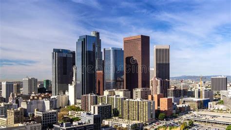 Downtown Los Angeles At Los Angeles In California United States Stock