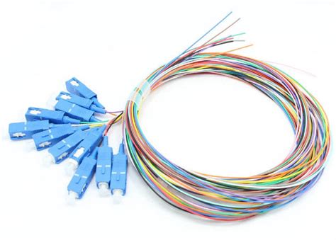 Color Sc Upc Fiber Optic Pigtail Singlemode M Mm