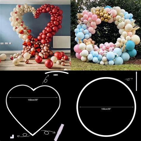 Balloon Stand Holder Circle Round Balloon Arch For Balloon Bow Of