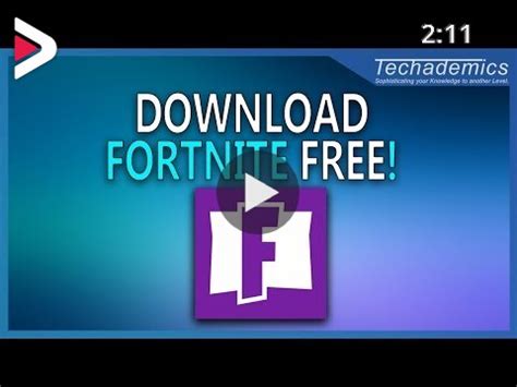 How To Download Fortnite Windows 10 | Download Fortnite For Free PC ...