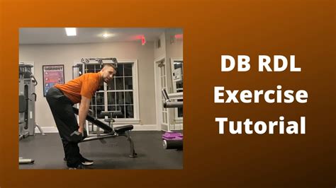 Dumbbell RDL Exercise Tutorial - YouTube