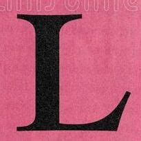 Newspaper Cutouts Paper Cut Letter L Scrapbooking Crafting Stock Image