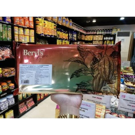 Beryl S Dark Chocolate Compound Bar 1kg Lazada Co Th