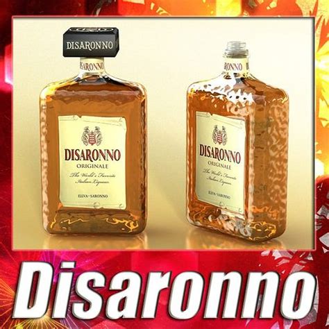 Disaronno Bottle 3D model | CGTrader