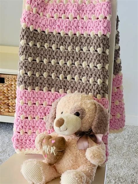 Chunky Baby Blanket Crochet Pattern Crochet Dreamz