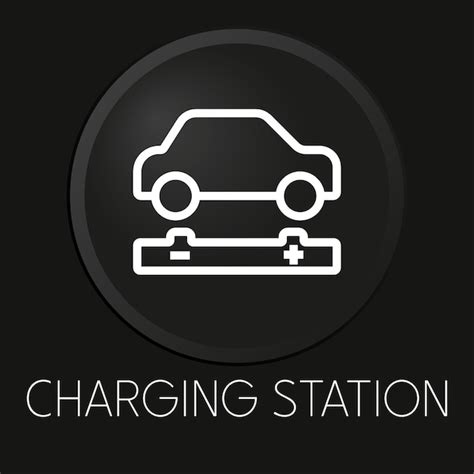 Ic Ne De Ligne Vectorielle Minimale De La Station De Charge Sur Le