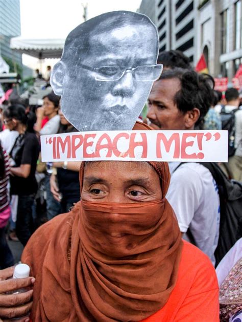 Graft And Corruption Protest In Manila Philippines Editorial