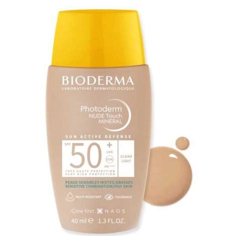 Bioderma Photoderm Nude Touch Spf 50 Teinte Claire 40 Ml Santeamana