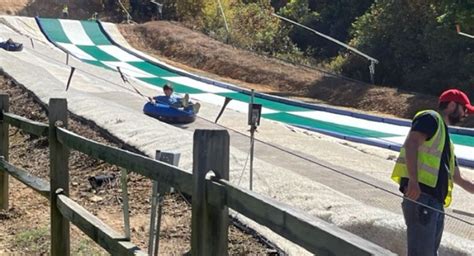 Fall Tubing is a Real Thing at Black Bear Snow Tubing, Hendersonville, NC