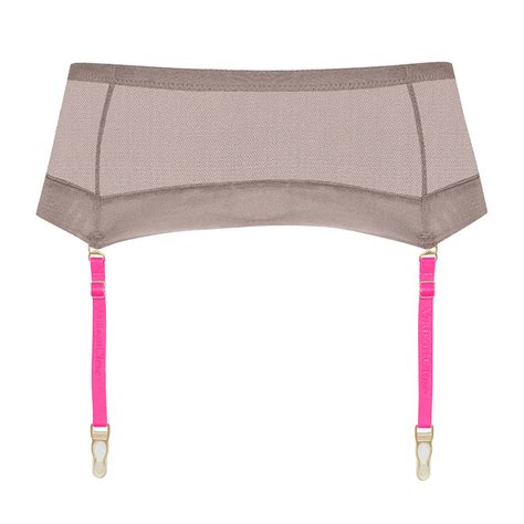 Maison Close 3 pieces lingerie set Corps à Corps Taupe Doré