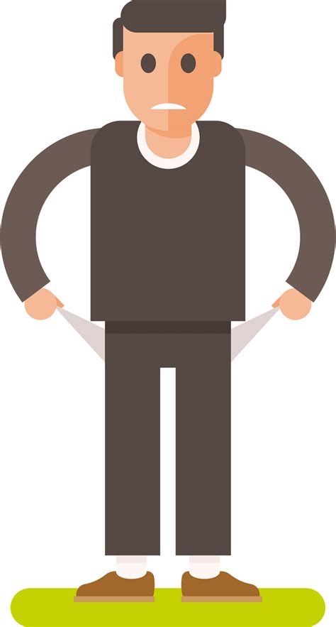 Figure With Empty Pockets | Great PowerPoint ClipArt for - Clip Art Library