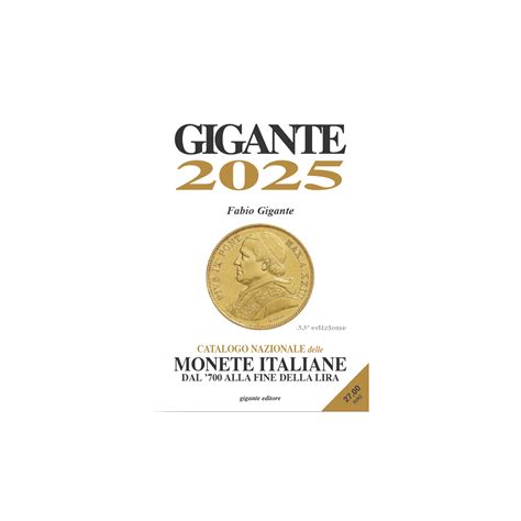 CATALOGO GIGANTE MONETA ITALIANA 2025