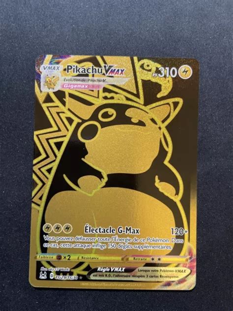 Carte Pok Mon Pikachu Vmax Tg Tg Ultra Eb Origine Perdue Fr