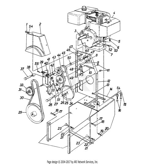 Belt Diagram For Yard Machine By Mtd Yardman Riding Lawn Mow