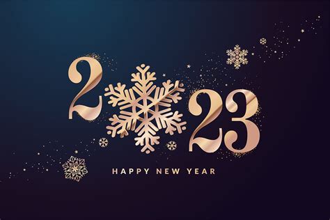 2023 Merry Christmas And Happy New Year Set Design Cuts