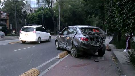 Conductor Presuntamente Ebrio Provoca Aparatoso Choque En Insurgentes