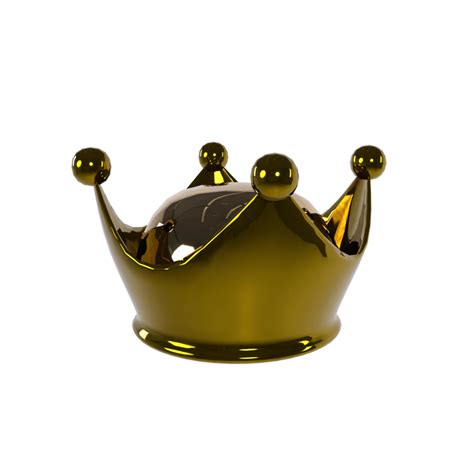 gold crown on transparent background 33218632 PNG