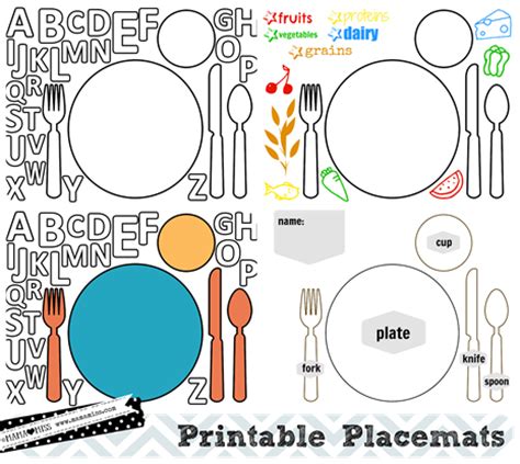 Printable Thanksgiving Placemats