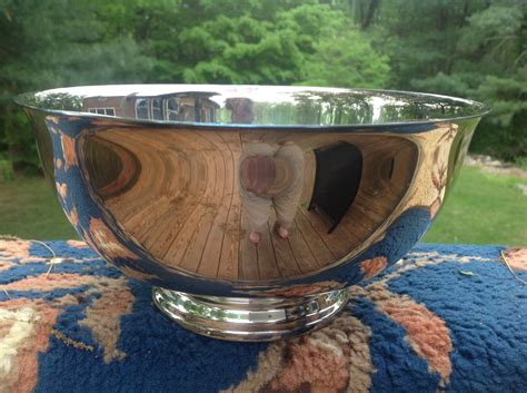 Vintage Reed And Barton 105 Paul Revere Silver Plated Bowl 9