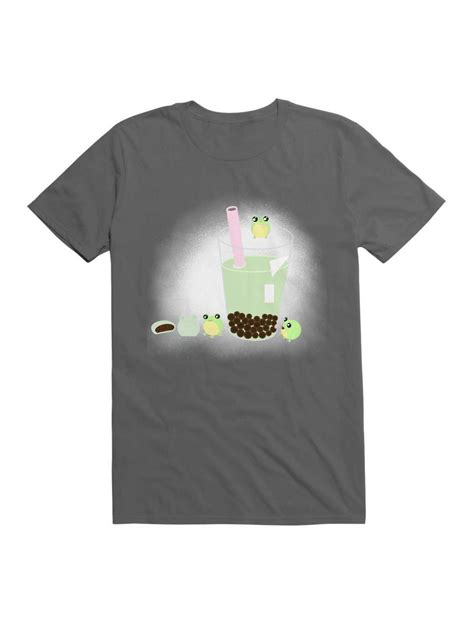 Kawaii Green Bubbletea Frogs T Shirt Hot Topic