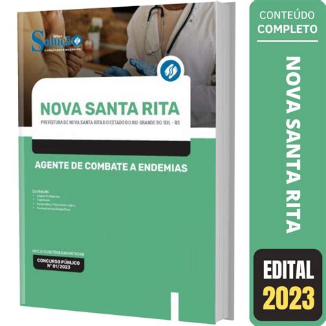 Apostila Nova Santa Rita RS Agente de Combate a Endemias Solução