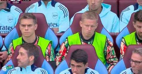 Zinchenko S Reaction To Being Dropped V Aston Villa Spotted