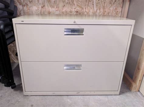 Putty Hon 2 Drawer Lateral Filing Cabinet 36 Inch Wide By Hon