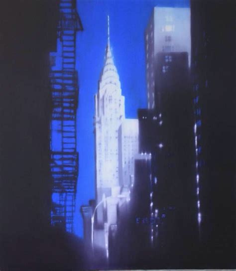 Jenny Pockley British Artist Cityscape Empire State Building