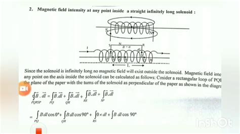 Class Xii Unit Electromagnetism Topic Solenoid Youtube