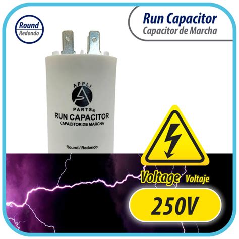 Appli Parts Condensador Capacitor De Marcha 20 Mfd UF Microfaradios