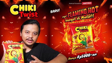 Baru Chiki Twist Rasa Flaming Hot Youtube