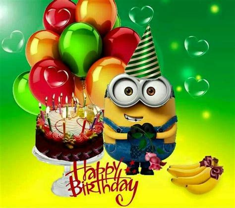 Pin By Jeannie Loy On Happy Birthday Cards Happy Birthday Minions