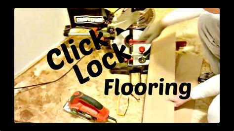 How To Install Laminated Floor Tarkett And Cut With Miter Saw Youtube