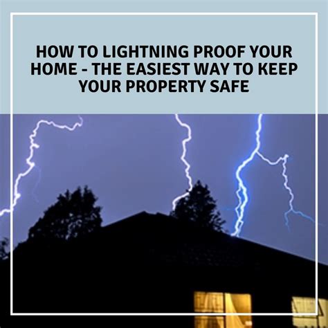 How To Lightning Proof Your Home