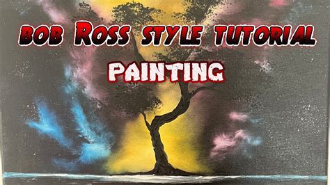 How To Make A Painting Like Bob Ross Tutorial 2 Youtube