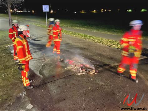 Kleinbrand im Freien Feuerwehr Bad Wörishofen