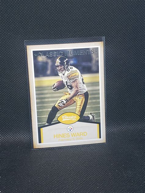 Panini Classics Hines Ward Classic Moments K Ebay