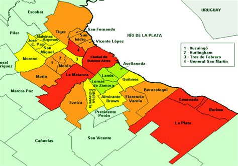 ≫ Los Barrios Y Municipios Del Gran Buenos Aires Gba Colegios En Buenos Aires