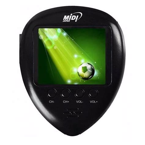 Mini Tv Portatil De Bolso Lcd Midi Tv Fm E Rel Gio R Em