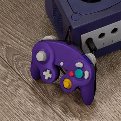 GameCube Wii Wired Controller Purple Black CirKa Video Game Depot