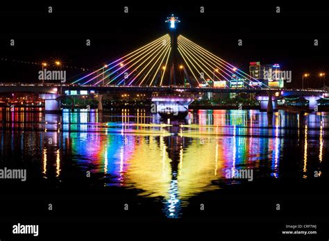 Han River Bridge In Danang Stock Photo Alamy