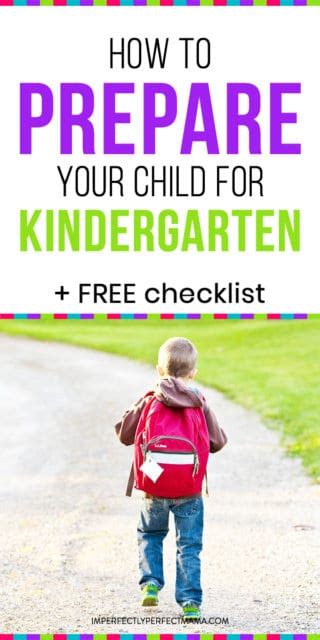 Free Kindergarten Readiness Checklist Tips To Prepare Your Child